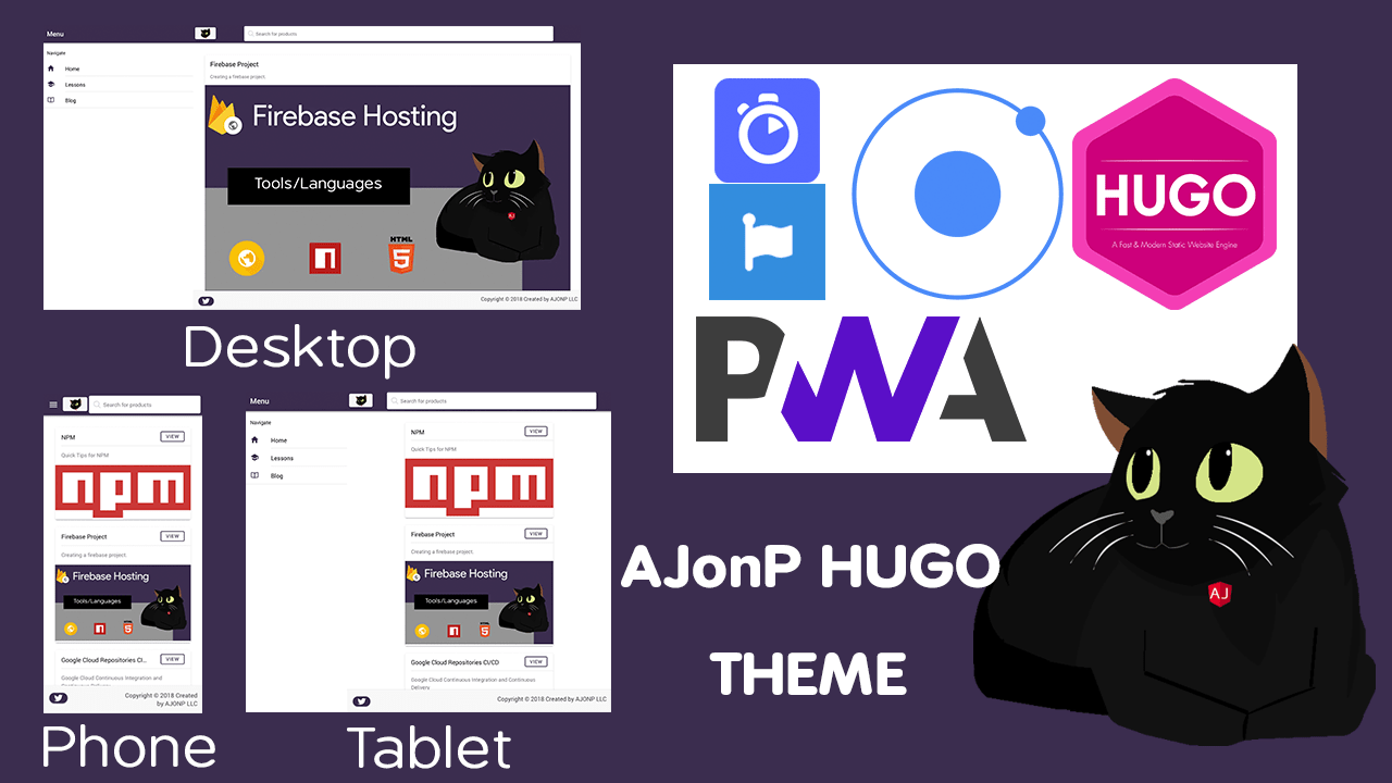 AJonP Hugo Ionic Theme