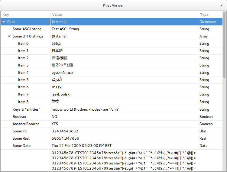 plist-viewer screenshot