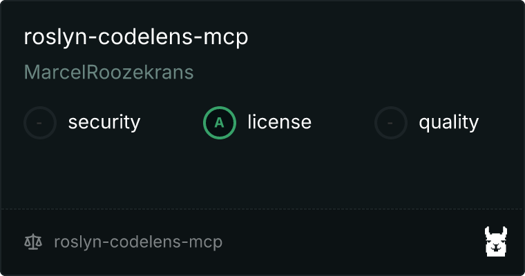 roslyn-codelens-mcp MCP server