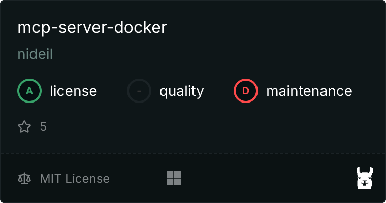 GitHub - iflow-mcp/freezeu-mcp-server-docker: Docker's MCP Server · GitHub