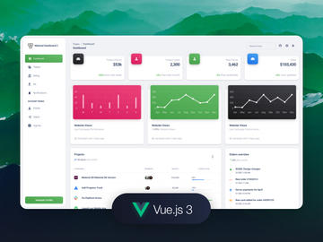 Vue Material Dashboard 2