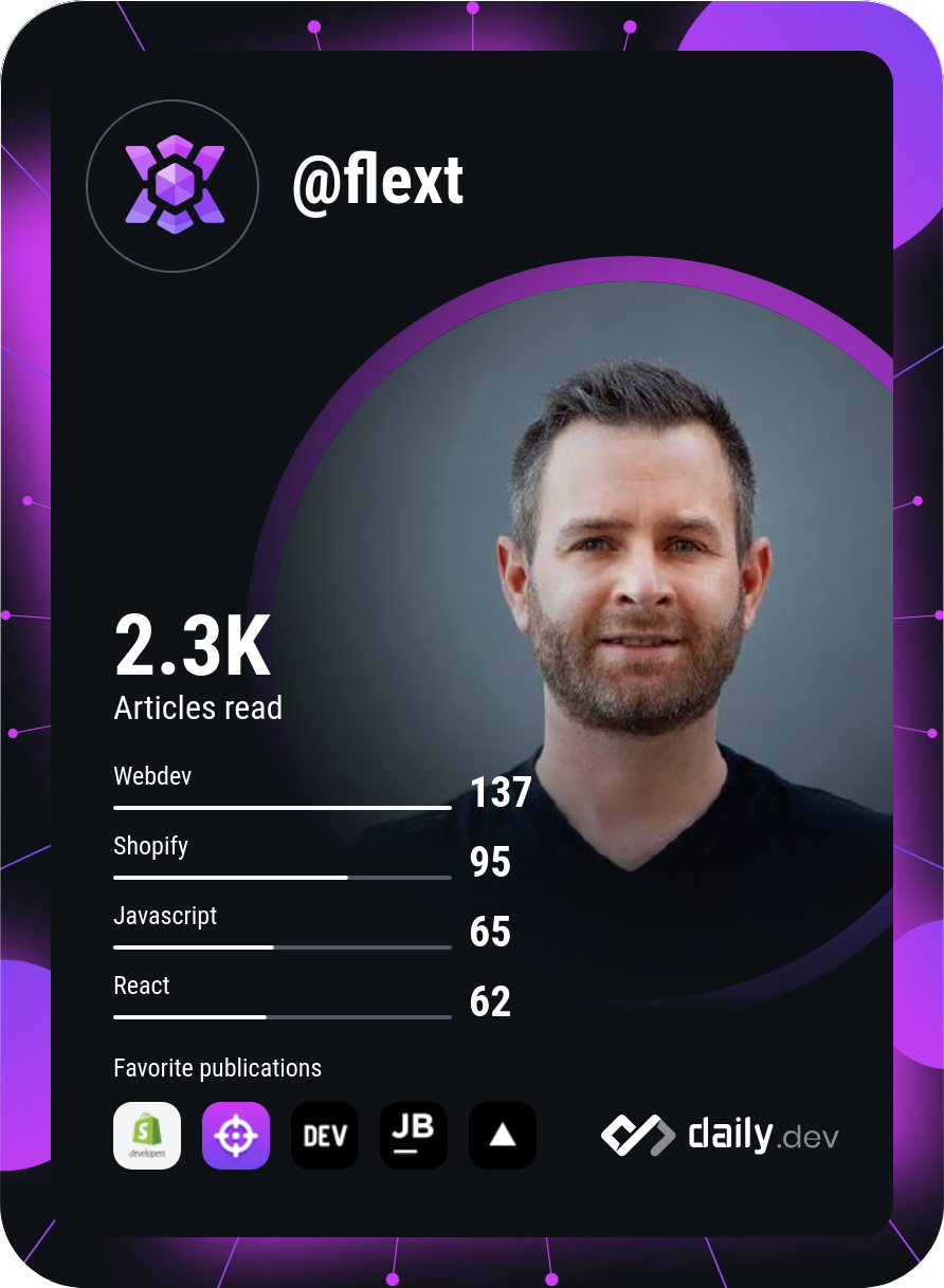 Felix Tellmann's Dev Card