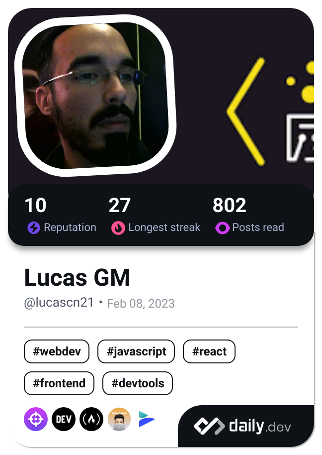 Lucascn21's Dev Card