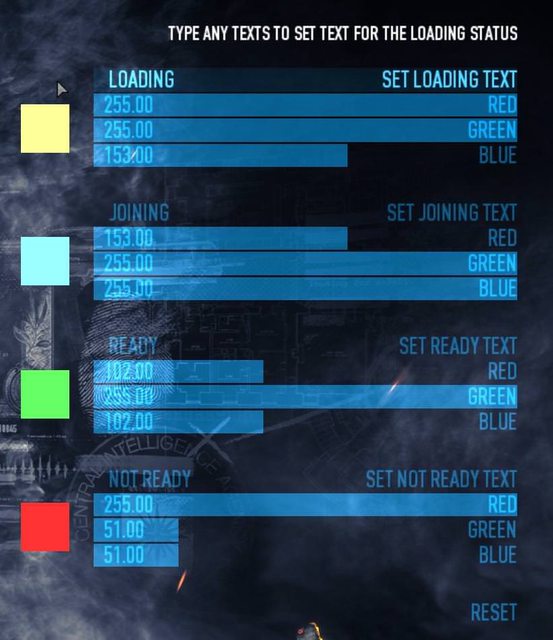 In-Game Waiting Status Color new UI