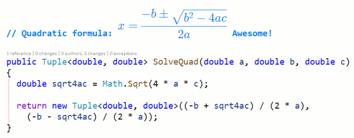 LaTeX Formulas