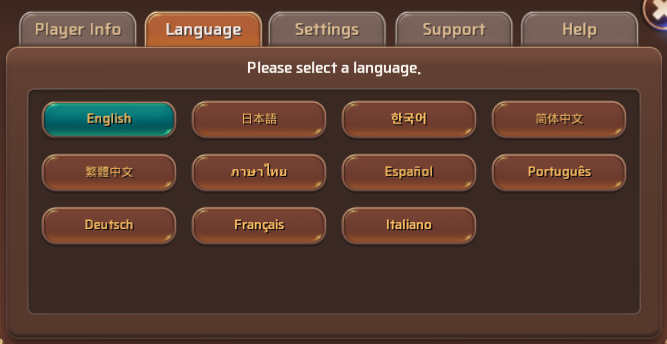 Language Setting