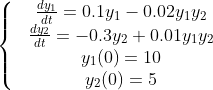 lotka_volterra 1 equation