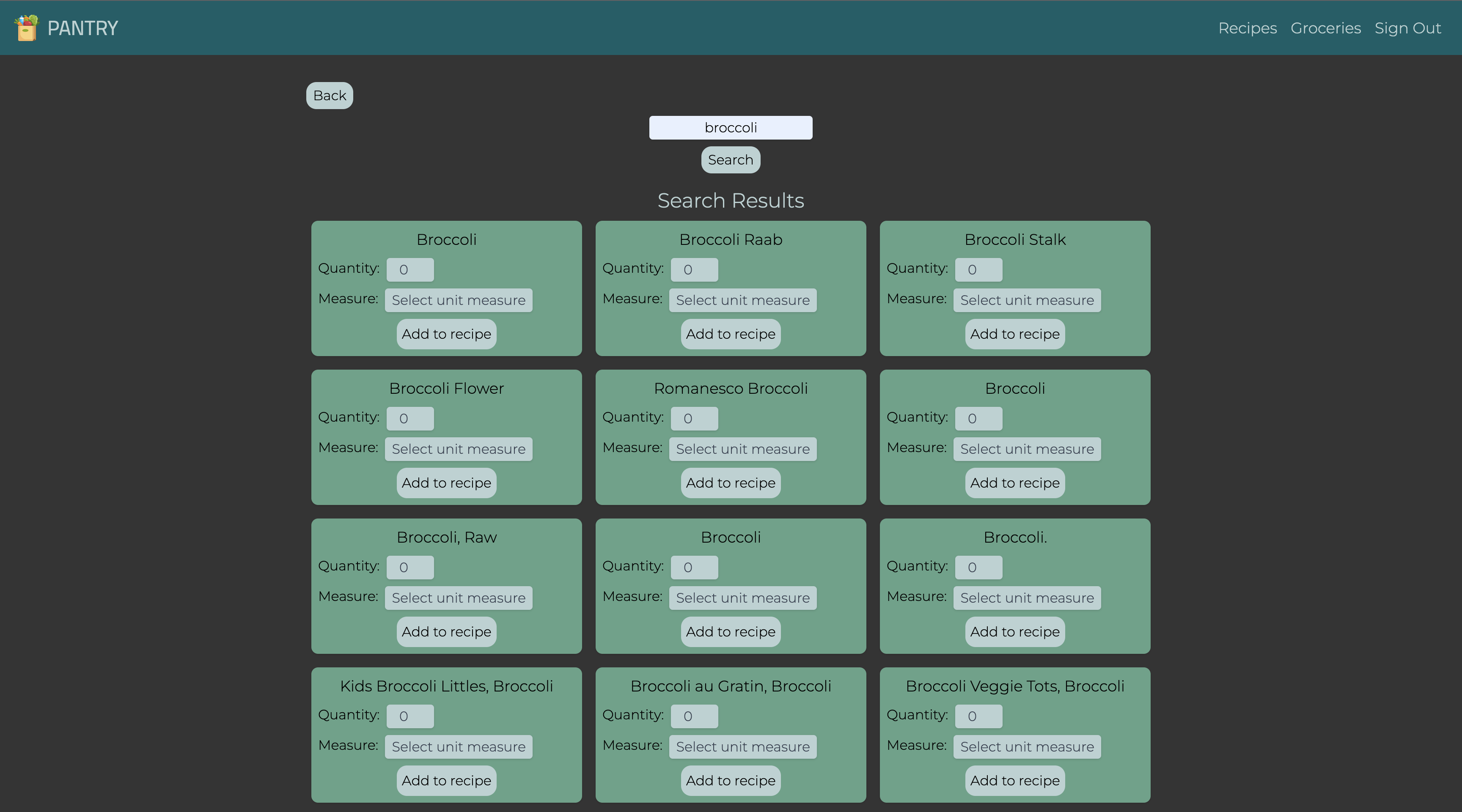 Github fizreal pantry