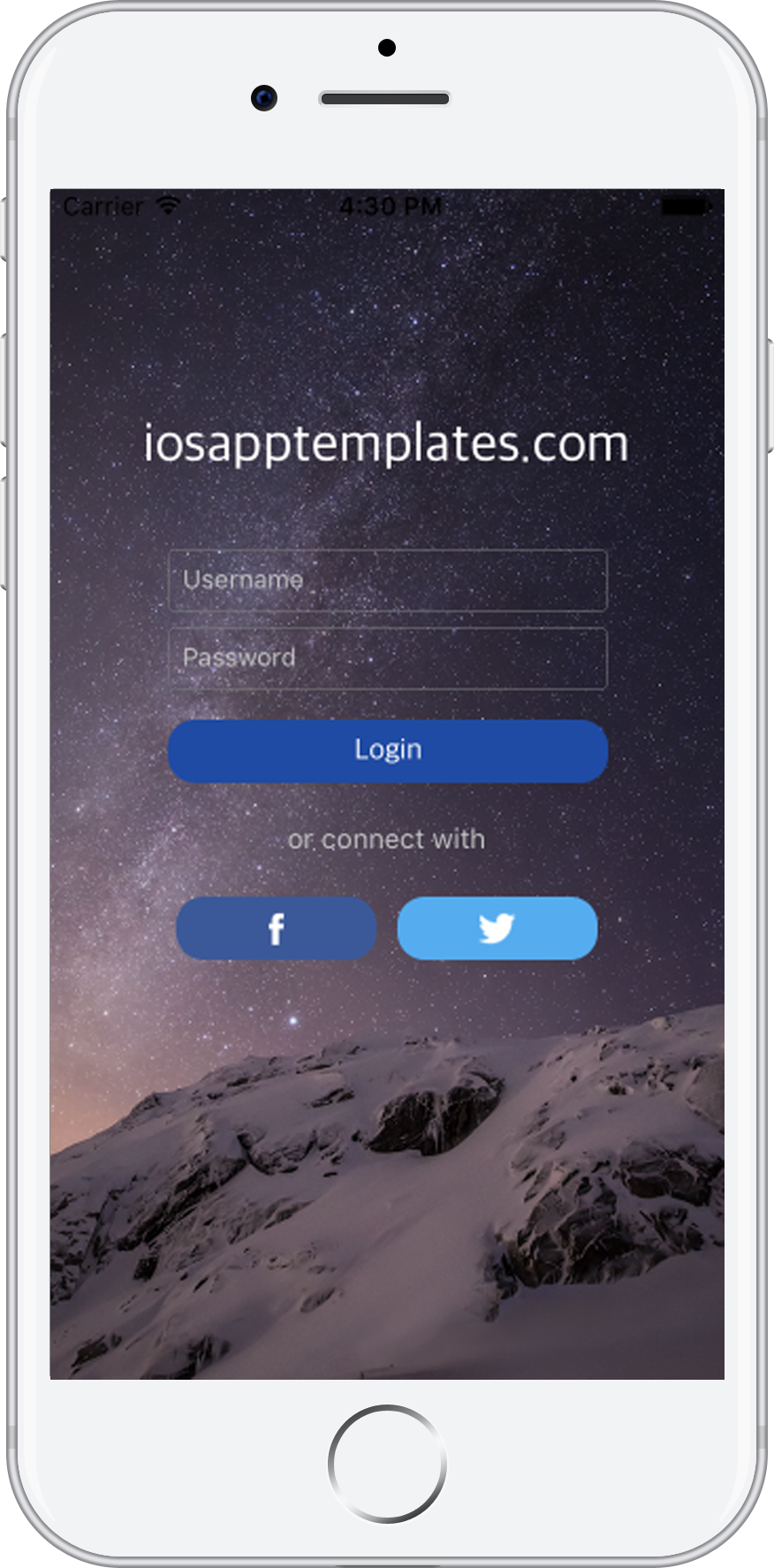 iOS Login Screen in Swift