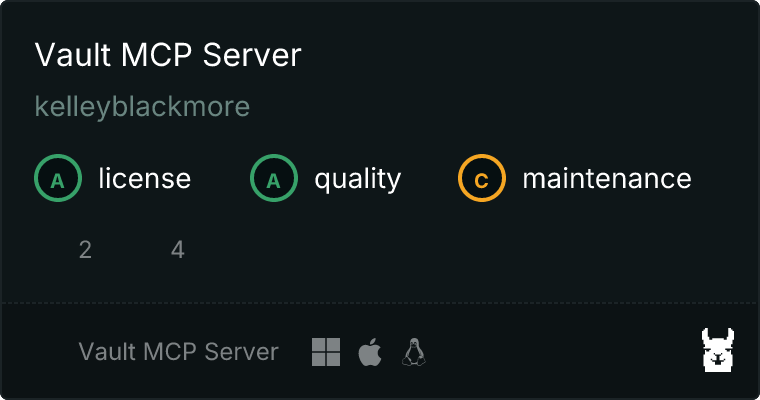 Vault Server MCP server