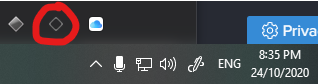 AltStore on Taskbar