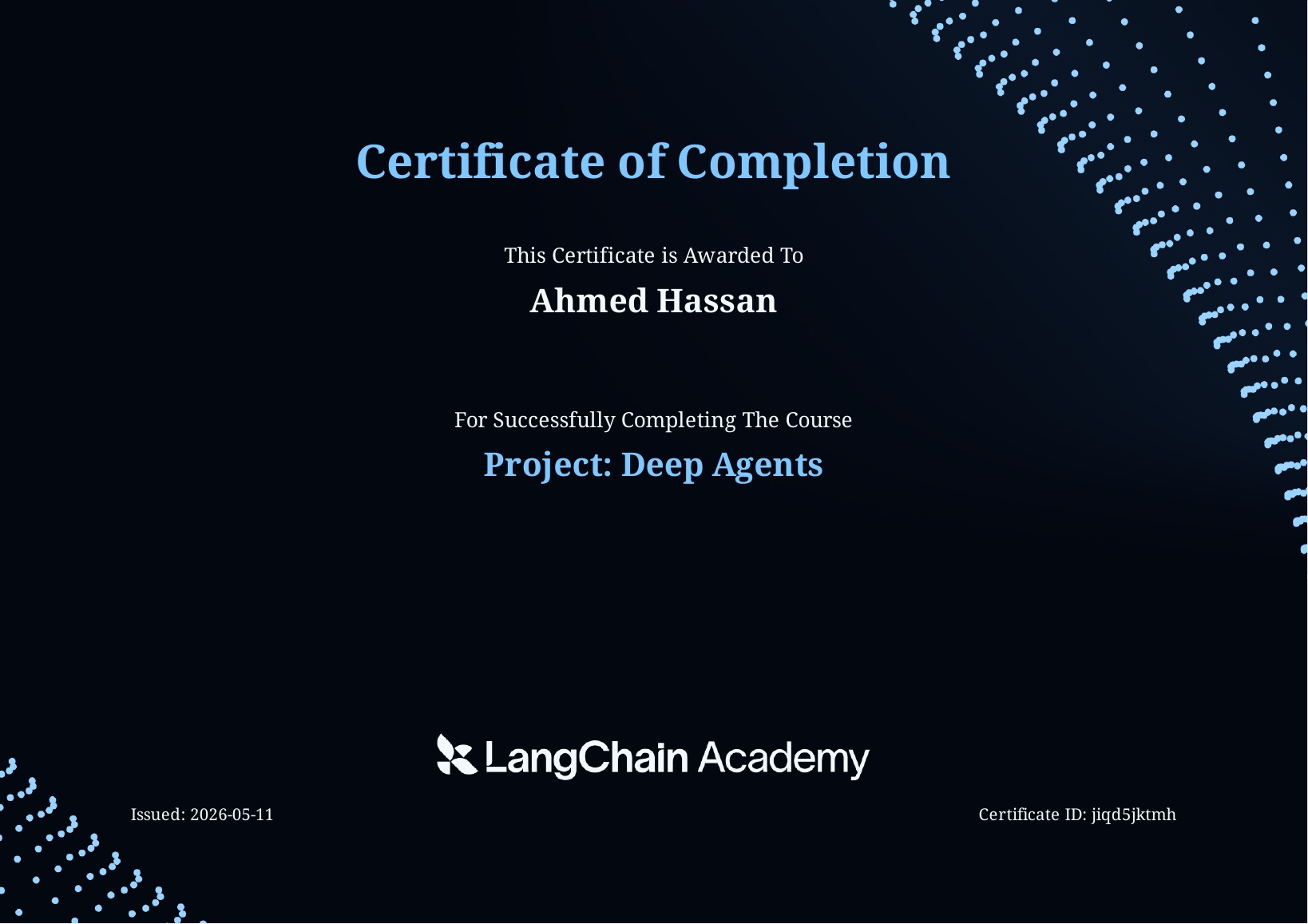 LangChain Certificate 1