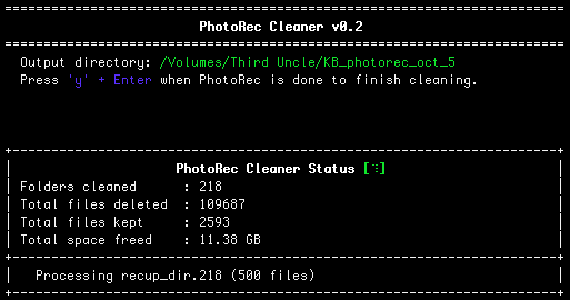 PhotoRec Cleaner