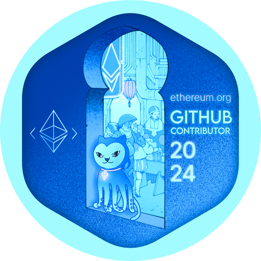 GitPOAP: 2024 Ethereum.org Contributor GitPOAP Badge