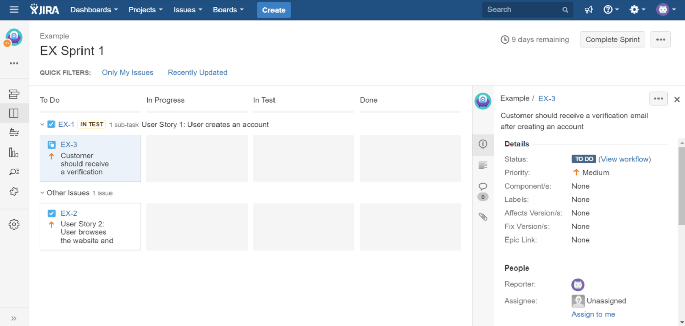 Testing with Jira