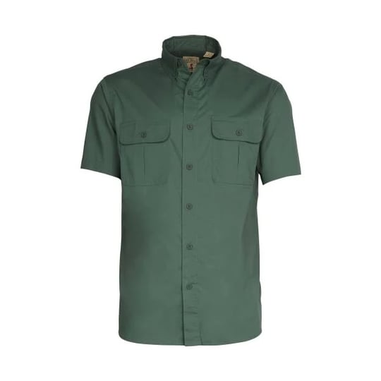 redhead-spring-river-vented-back-solid-button-down-short-sleeve-shirt-for-men-green-s-1