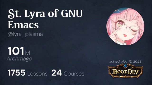 fancy bootdev stat