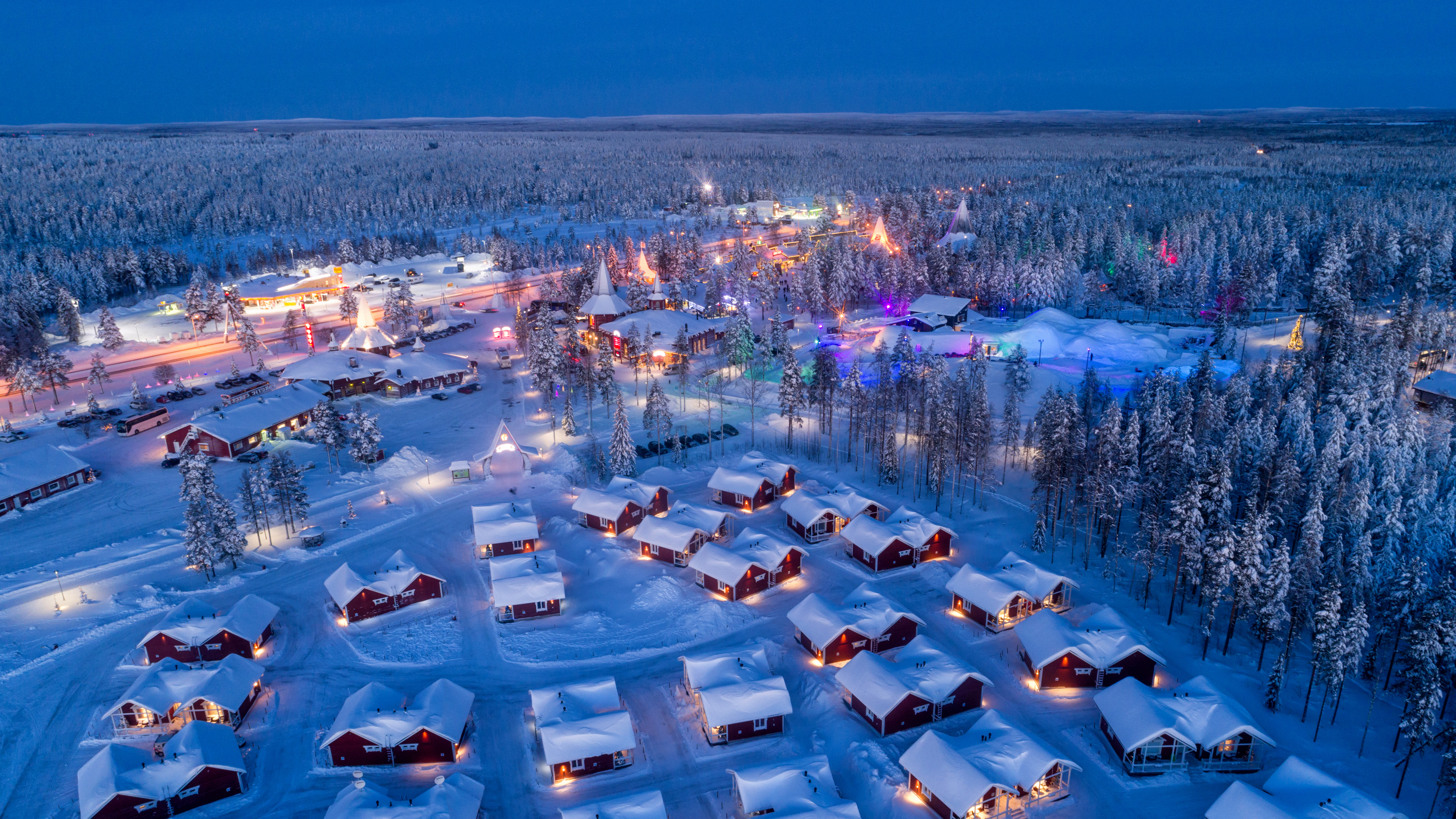 Santa Claus Village in Rovaniemi, Lapland, Finland