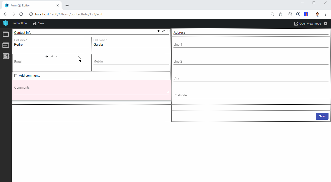 FormQL Editor - Rules - Calculated Field Example