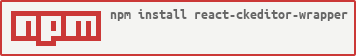 react-ckeditor-wrapper