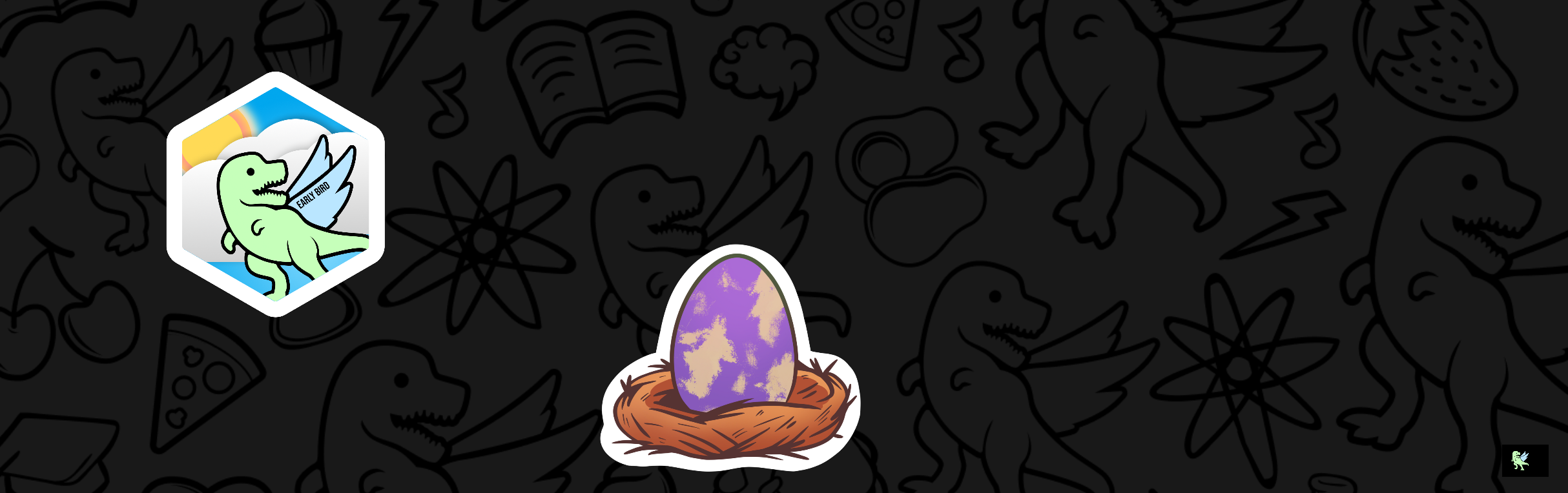 An image of @muigt's Holopin badges, which is a link to view their full Holopin profile