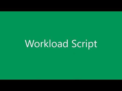 Workload Script Demo