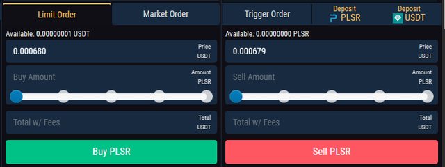 Buying PLSR on XeggeX 01