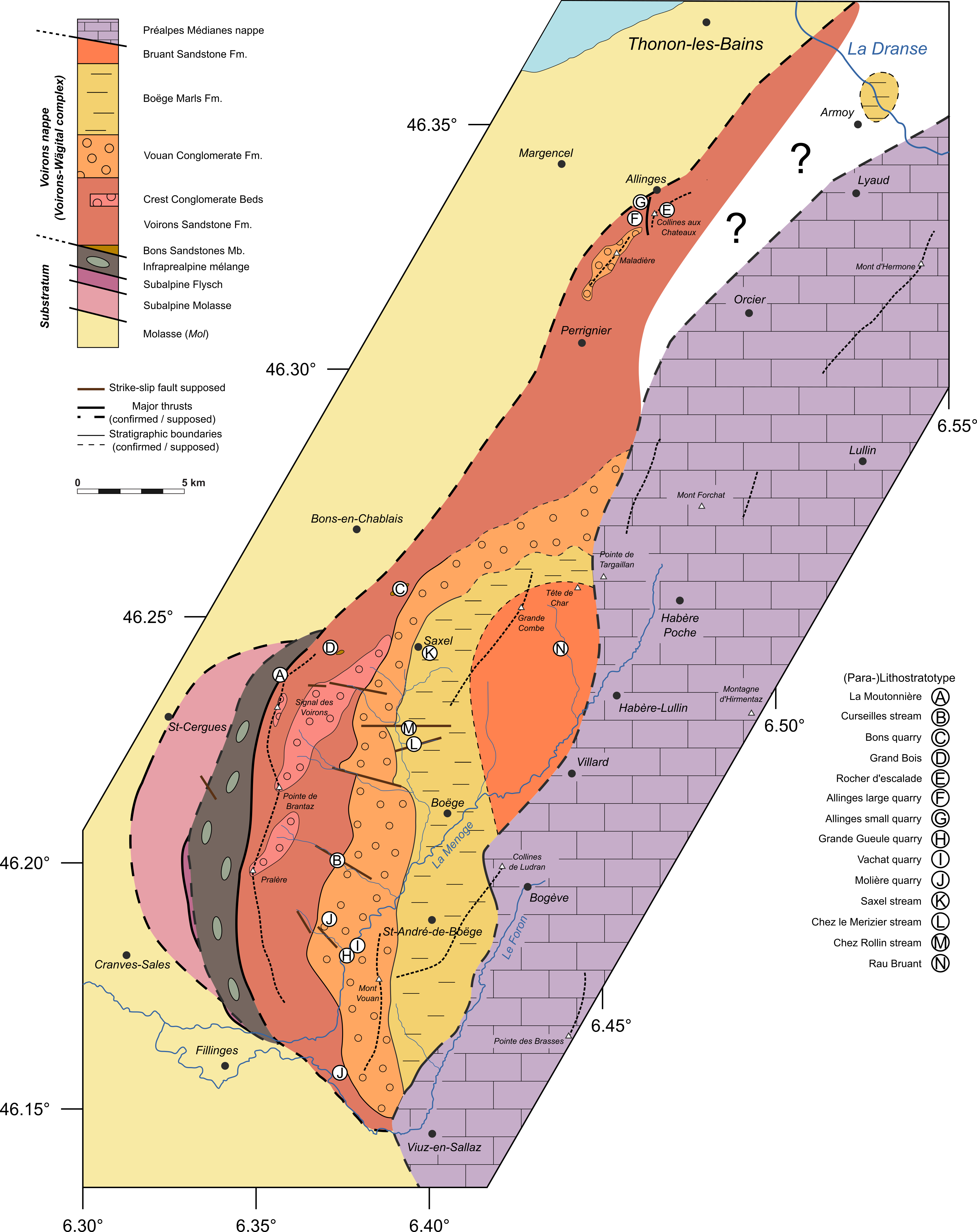 Voirons map