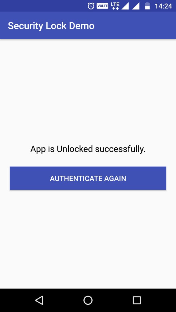 PIN/Pattern is Authenticated Successfully