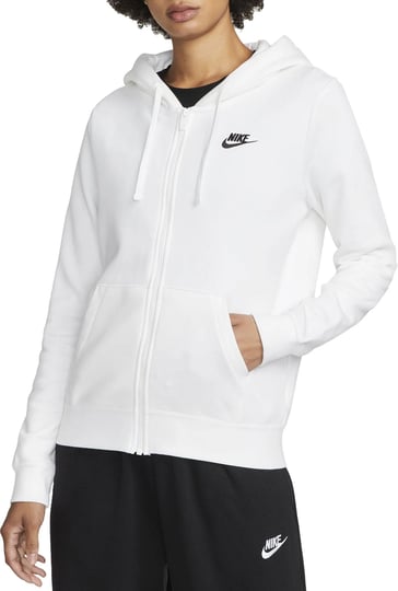 nike-sportswear-womens-club-fleece-full-zip-hoodie-xl-white-1