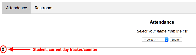 Student Counter/Tracker