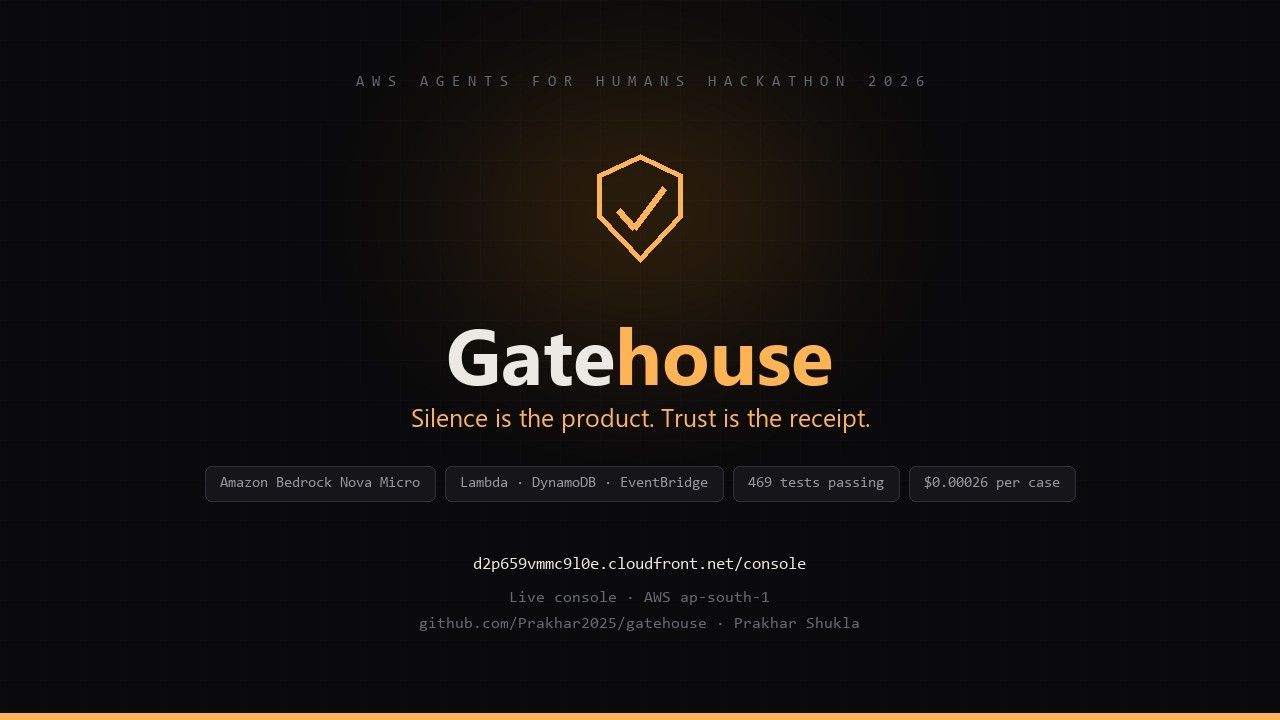 Watch the Gatehouse demo