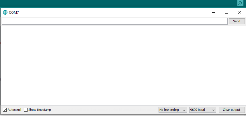The Serial Monitor in the Arduino IDE