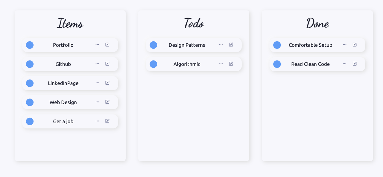 Kanban Lists