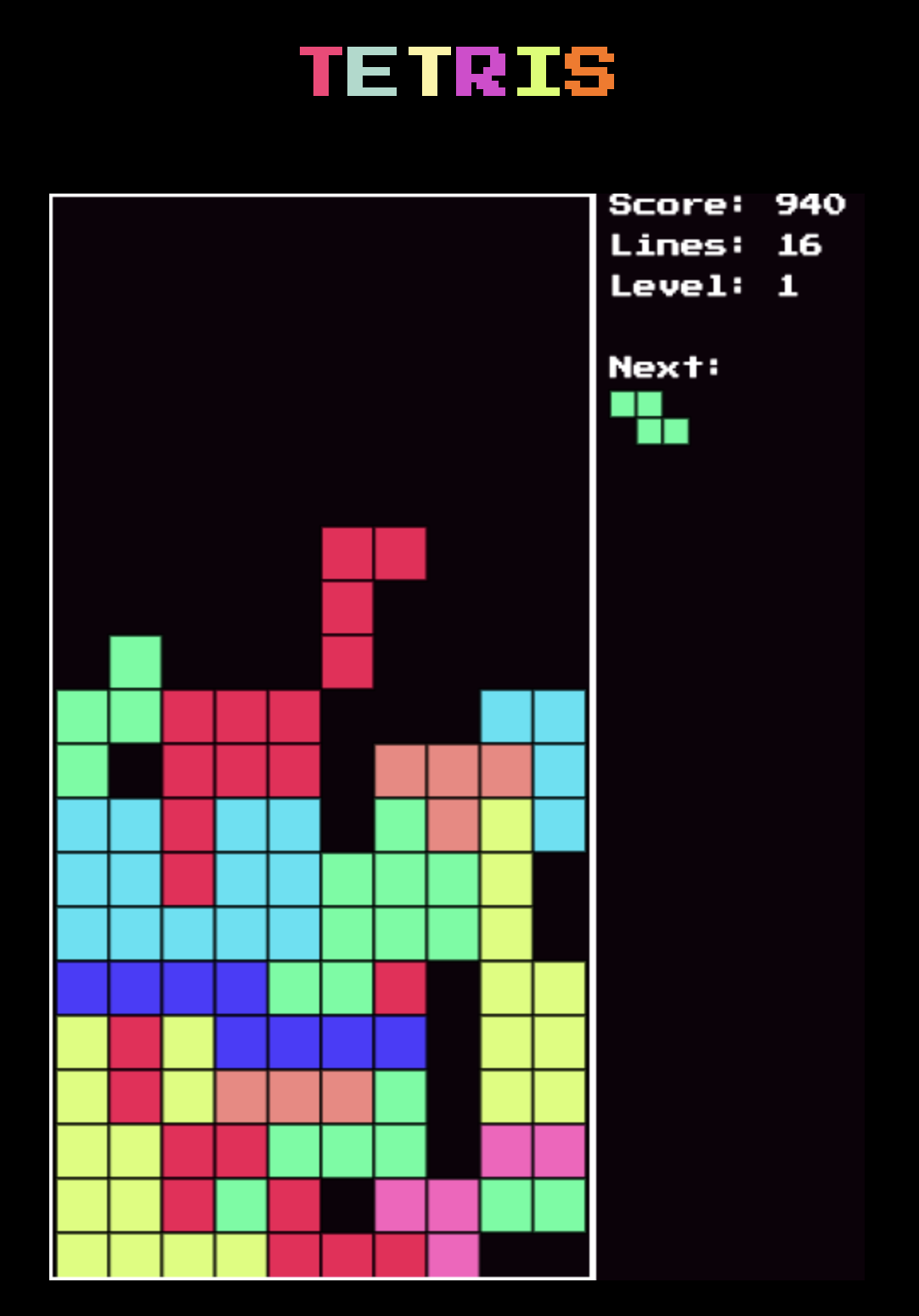 Tetris snapshot