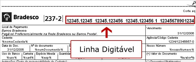 linha digitalizável