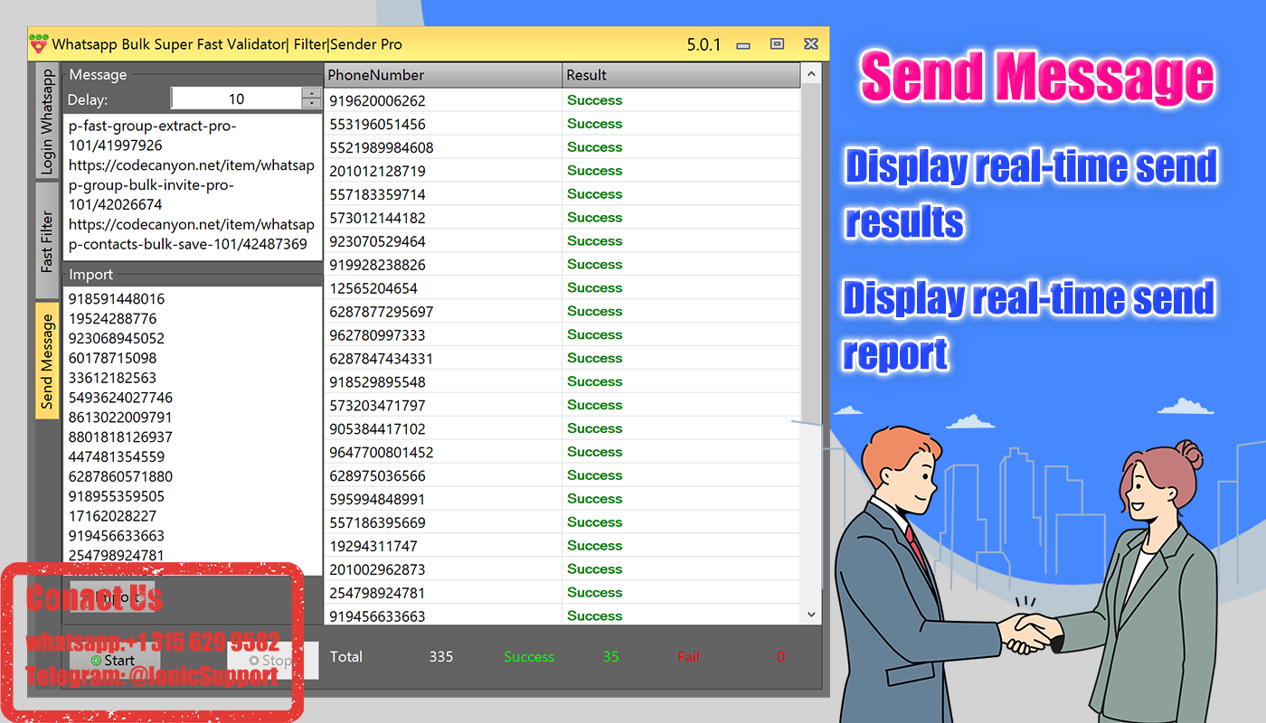 WhatsApp Phone Numbers Super Filter & Validator & Sender Pro 5.0.1