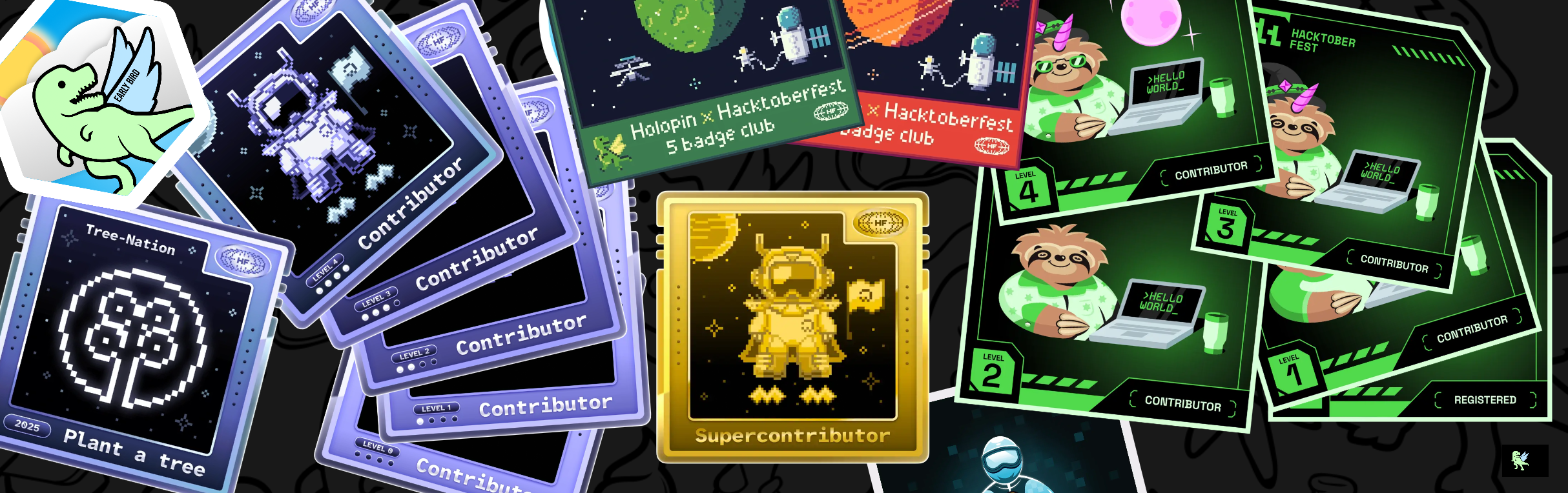 An image of @pulkitgarg04's Holopin badges, which is a link to view their full Holopin profile