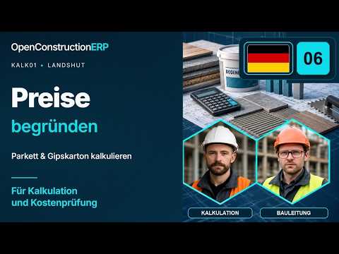 Einheitspreise und Kosten nachvollziehen