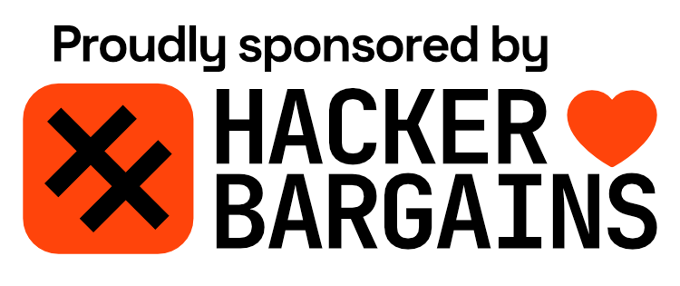 Proudly sponsored by Hacker Bargains