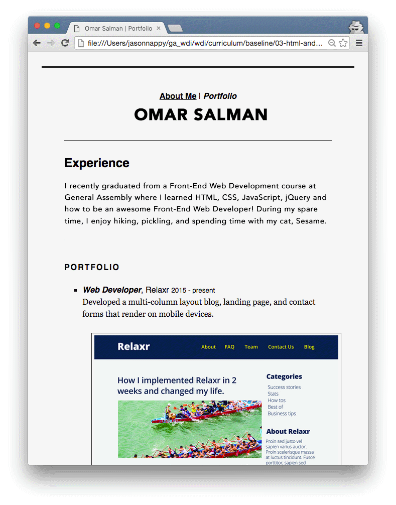 Omar's Portfolio