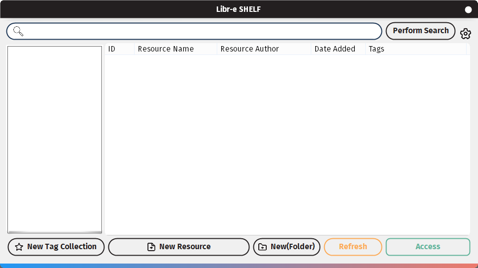 Libre SHELF(Under Development)