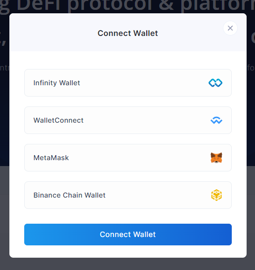 Connect Wallet UI Example