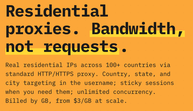 ScrapingAnt Residential Proxies