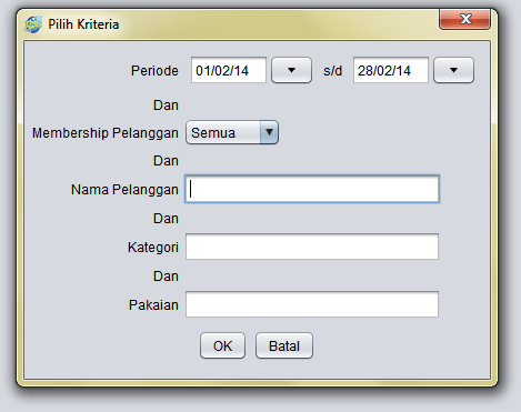 Filtering Data To Report