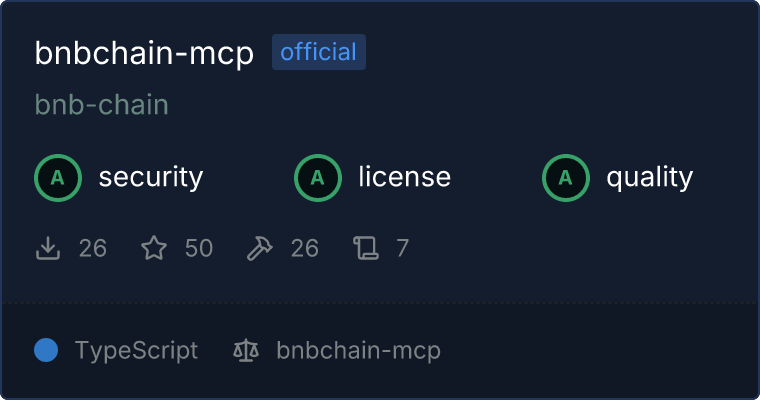 bnbchain-mcp MCP server