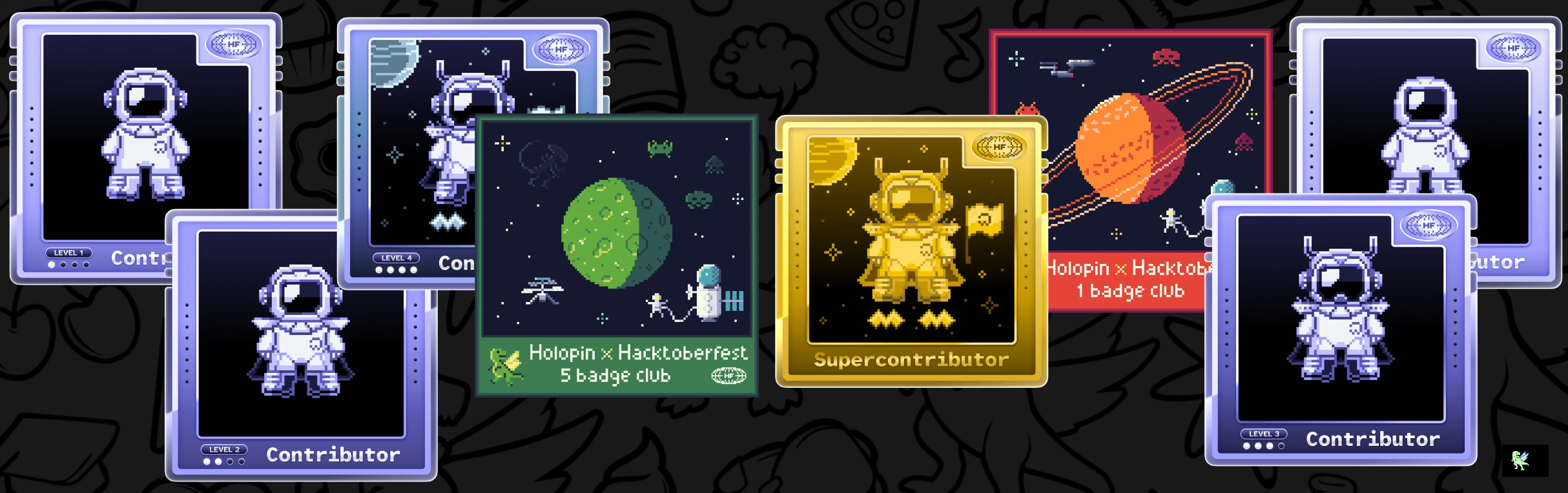 @3hal0n's Holopin board