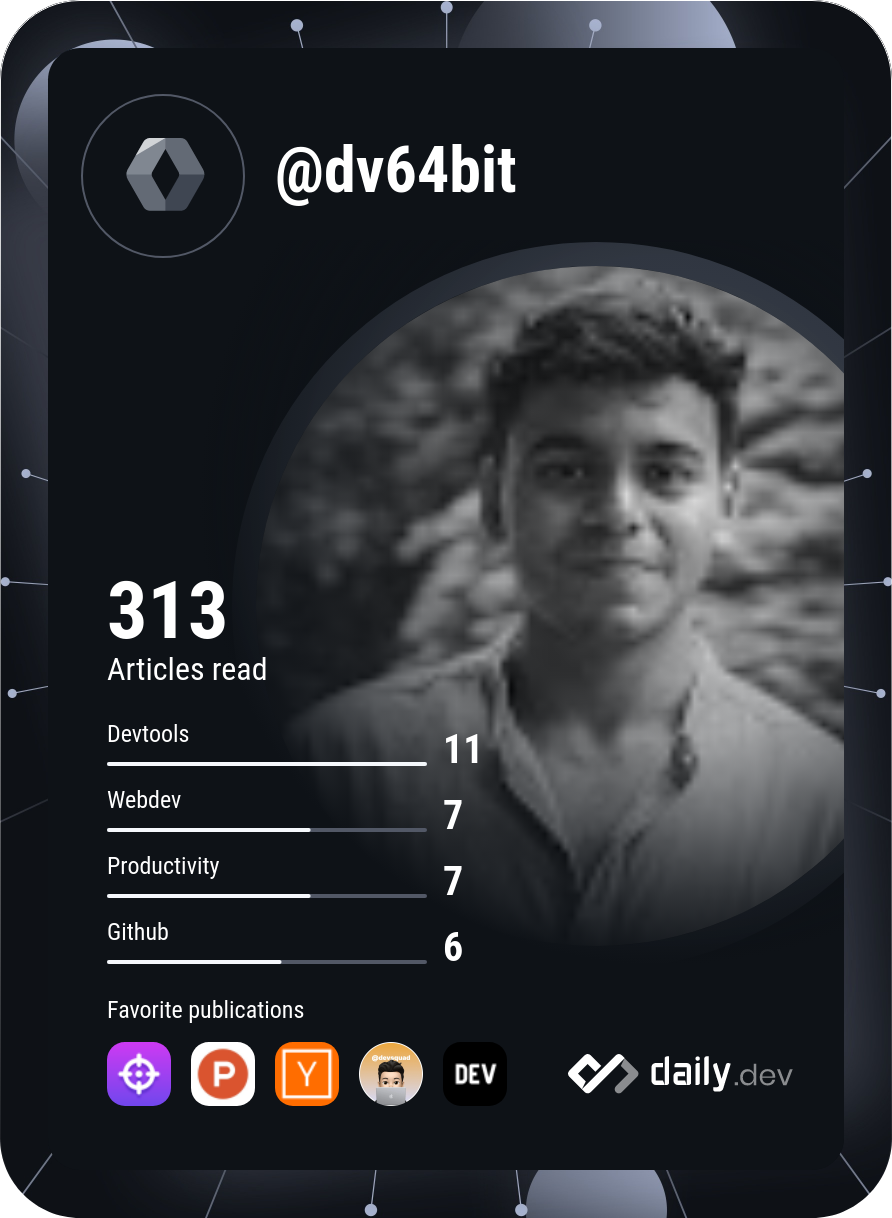 Darshan Verma's Dev Card