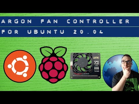 Raspberry Pi Argon Fan HAT & Argon ONE Case Fan controller for Ubuntu