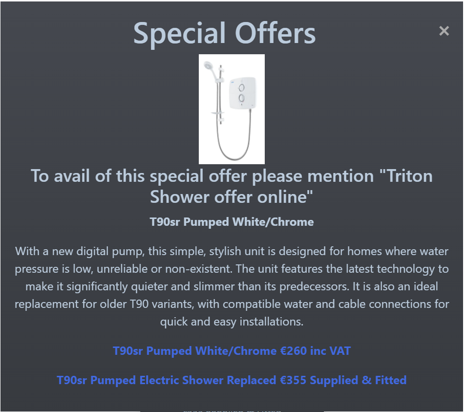 Special Offer Modal